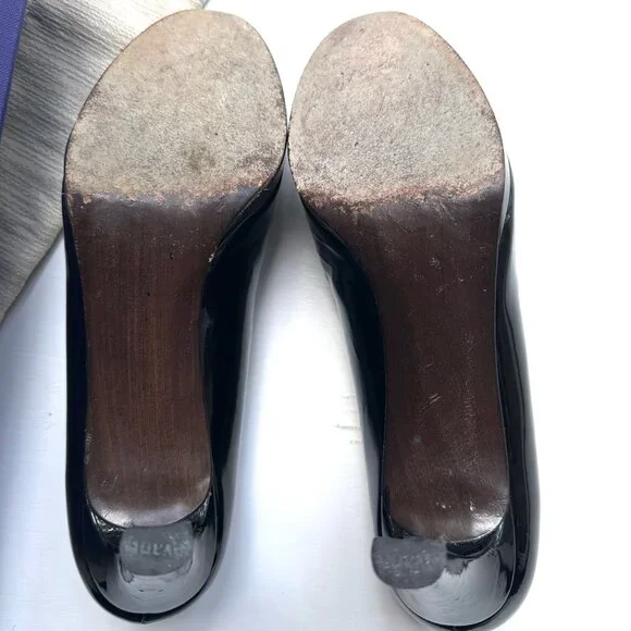 STUART WEITZMAN - Patent Leather womens Platform shoes 8.5 M w/Box - Picture 9 of 11